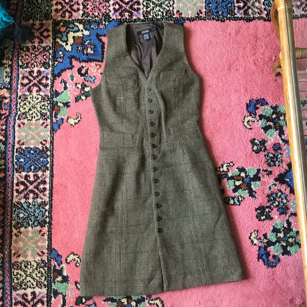 Vintage Wool Ralph Lauren “Rugby” Dress